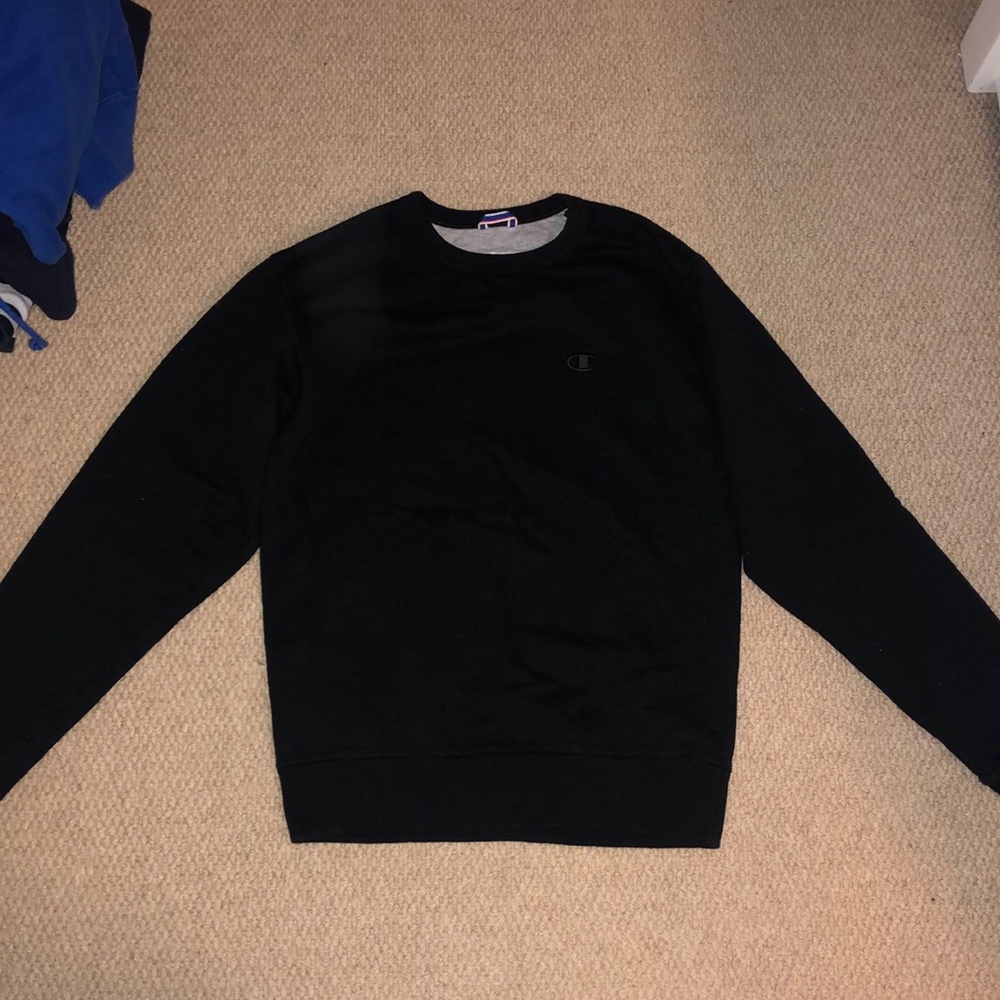 Champion Black Crew Neck